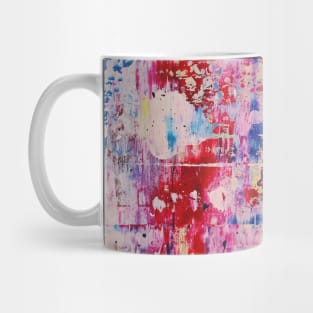 Pastel abstract art inspired by Gerhard Richter Mug